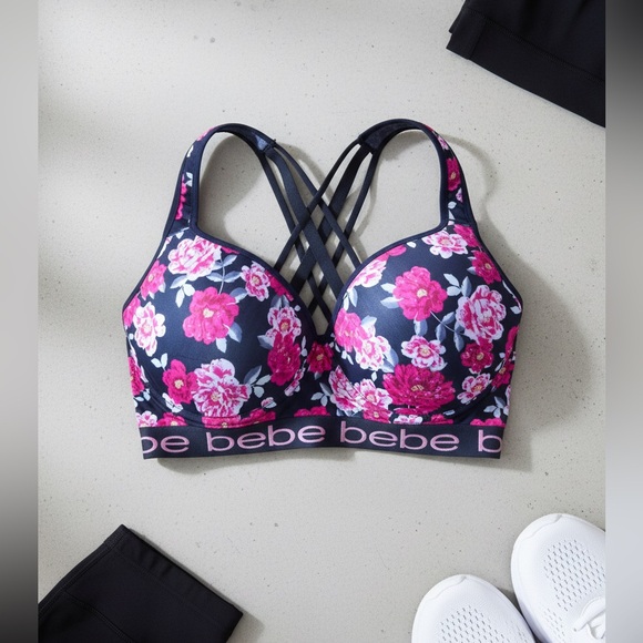 bebe sport Other - BEBE SPORT Women’s Plus Size Floral Sports Bra